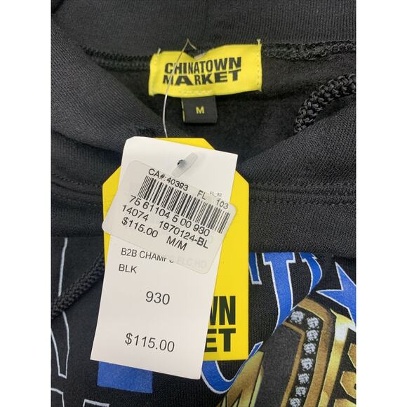 Chinatown Market Hoodie "Back To Back Champion" NWT Medium. - Picture 4 of 9